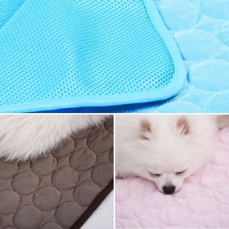 Cooling Dog Bed - Washable, Breathable Mat in 5 Sizes for Small to Large Dogs and Cats