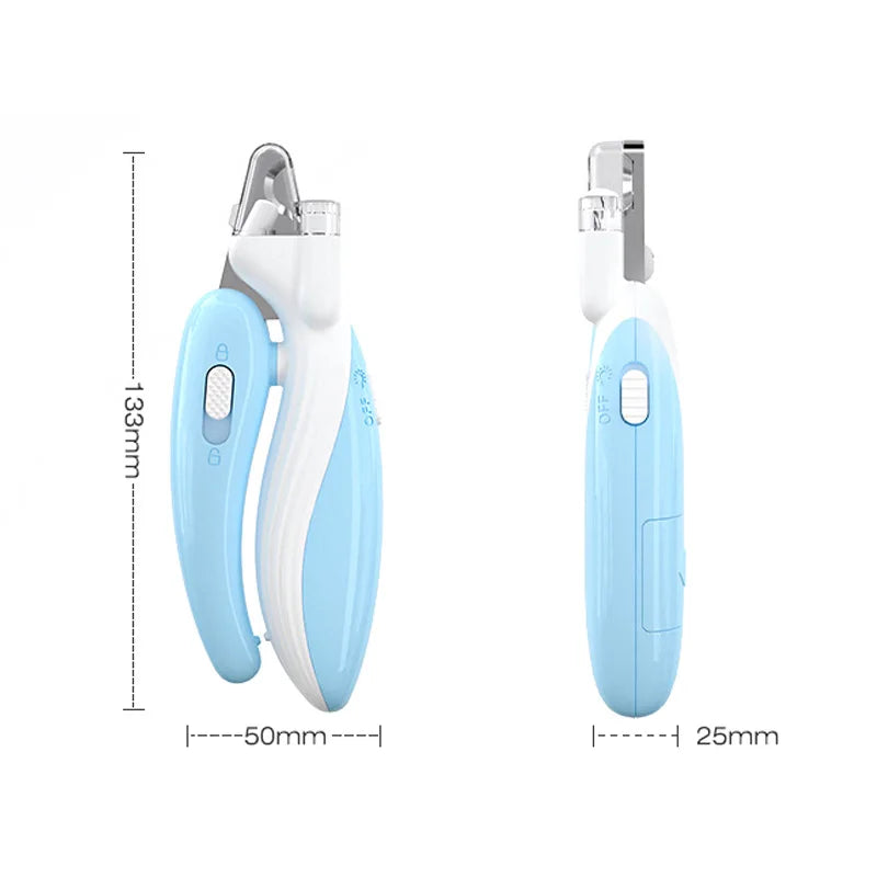 Pet Nail Clippers with LED Light for Dogs, Cats, and Small Animals. Perfect for nail grooming.