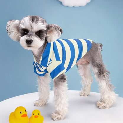 Casual Dog Clothes for Small Medium Dogs Pet Dog Polo Shirt Fashion Puppy Clothes Dogs Cats T-Shirt Pet Supplies